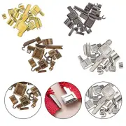 32 Sets Metal Zipper Head Slider Zipper Bottom Sliders Zipper Head Stopper