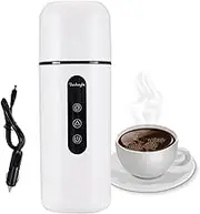 Car Tea Kettle - USB Travel Mug With Automatic Stirring, Fast Heating Coffee Cup, Electric Heated Mug for Home, Car, Travel