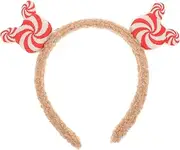 [BESPORTBLE] Christmas Headband Decorative Hair Hoop for Ladies Durable Cloth Material Comfortable Fit for Parties Festivals Holiday Events Festive Xmas Style Hairwear