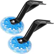 Yardwe 18 Inch Boys and Girls Bike Training Wheel with Flashing Light Mute Wheel Balance Auxiliary for Bike Accessories