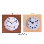 Square Wooden Clock Night Light for Time Management Alarm Clock for Friend Birth