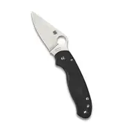 Spyderco Para 3 Lightweight Plain Edge Folding Knife Pocket Folder - C223PBK