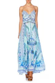 LONG DRESS WITH TIE FRONT DAY DREAMER