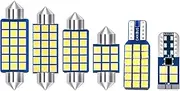 for Mazda 3 BL 2010 2011 2012 2013 Hatchback Sedan, 4pcs Car Exterior Light Bulbs Led Interior Car Lights Bulbs Side Light Bulbs Canbus Led Bulb