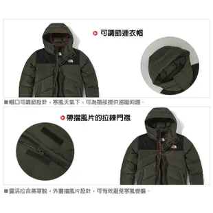 【美國 The North Face】男 700FP 輕量防風防潑水 鵝絨連帽羽絨外套 4NEN-JK3 黑 V