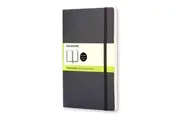 Moleskine Classic Soft Cover Plain Pocket Notebook Office Student Journal Black