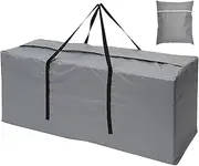 Garden Furniture Cushion Storage Bag Outdoor Garden Patio Cushion Cover Bags with Handle and Carry Bag Rip Proof 210T Polyester Christmas Tree Storage Bag for Home and Patio Accessories(116X47X51CM)