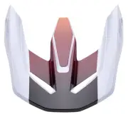 Fox Racing V1 Flora Helmet Visor/Peak White/Black