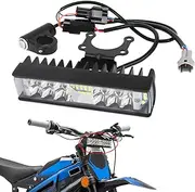 AUTOVIC Dirt Bike Front Light Bar Plug and Play Motorcycle Headlight Kit for Talaria Sting R MX4 Sur-Ron Segway X260 6000K High Transmittance Farther and Wider View