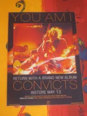 YOU AM I - CONVICTS - LAMINATED PROMO POSTER