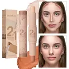 2 In 1 Face Contour Concealer Stick Waterproof Oil-control Natural Highlight Pen
