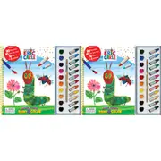 2x Eric Carle Kids/Children Deluxe Poster Paint & Color Fun Creative Kit 3y+