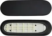 Replacement Office Chair Armrest Pads Compatible with Herman Miller Sayl Office Chair Fixed and Height Adjustable Armrests, Vinyl, Black (Pair)