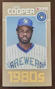 2010 Milwaukee Brewers Cecil Cooper Bobblehead Bobble Head