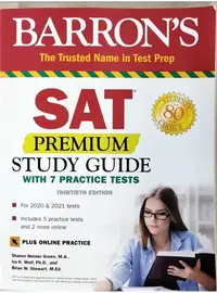 在飛比找蝦皮購物優惠-Sat Premium Study Guide With 7