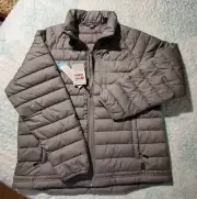 COAT GANDER MOUNTAIN XL Gray (have 2) NWT Zip Puffer Jacket Featherless Grey