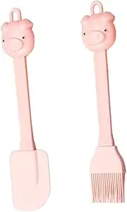 BESPORTBLE 1 Set Silicone Spatula Kitchen Baking Brush Spatula for Mixing Scraping Forming Desserts Random Color Easy to Clean Reliable Multi Functional Cooking Tool Random Color