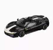 Bburago 1:18 Signature Ferrari SF90 Spider Assetto Fiorano Model Car Black