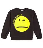 [Marc Jacobs Kids] Marc Jacobs Kids x Smiley World cotton jersey sweatshirt Y 5 black