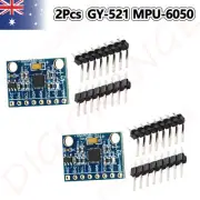 2Pcs GY-521 MPU-6050 MPU6050 3 Axis Accelerometer Gyroscope Module For Arduino