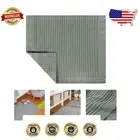Lightweight Quick Dry Bath Mat - Modern Absorbent Cotton Rug in Sage Grey