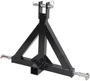 3 Point Hitch Receiver Heavy Duty Quick Hitch Tow Drawbar Adapter Category 1 Tractors 2" Hitch Receiver, 3 Point 2" Trailer Hitch Receiver Adapter for Trailers & Farm Equipment
