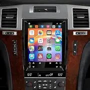 9.7 Inch Android 13 Car Radio for Cadillac Escalade SLS 2007-2014 Touch Screen Car Stereo with CarPlay Android Auto WiFi Bluetooth FM RDS GPS Navigation DSP SWC Camera 2+32G