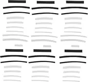 [ROMANSENTIAL] 78pcs Shoelace Tips Shoelace Tips Head Heat Shrink Shoe Lace Tips Heat Shrink Shoelace Tips Shoe Lace Tips Shoe Lace End Caps Replacement Shoelace Tips