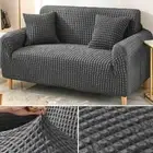 Thick Seersucker Stretch Sofa Cover Elastic Slipcover 1/2/3/4 Seater Couch Cover