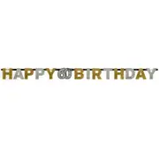Sparkling Celebration Happy 60th Birthday Prismatic Letter Banner