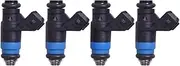 Fuel Injectors EV1 630cc 60lb Auto Parts Compatible for Gasoline Petrol Short Injection 107962 High Impedance Bico Nozzle OE F118L02287 FI114962(8pcs)