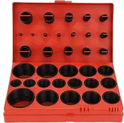 419pcs 32 Sizes Black O-Ring, Assortment Set Seal Gasket, Universal Rubber O-Ring Kit with Box, for Cylinders, Automobiles