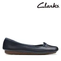 在飛比找momo購物網優惠-【Clarks】女鞋 Freckle Ice 全皮面對縫線設