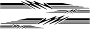 Motorhome Sticker Caravan Travel Trailer Camper Van Stripes Graphics Decals Car Stickers Car Decoration Sticker