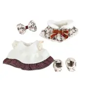 Clothes For Sitting Labubu Party Small Pendant Fragrant Wind Shawl Hairband Small Skirt