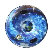 Snow Tube,47.3In Inflatable Snow Sled for Kids and Adults, Heavy Duty Snow Tube