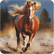 Fridge Magnet Red Runing Horse Decorative Refrigerator Magnets Small Strong Magnets Cute Fridge Magnet Sticker Fridge Magnetic Whiteboard Magnets for Map Locker Kitchen Office