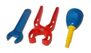 Junior Meccano Tool Set, Screwdriver, Wrench and Pliers