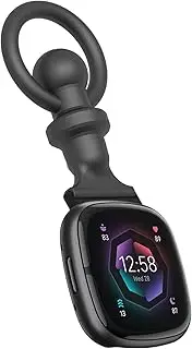 Bshirmay Compatible with Fitbit Versa3,Versa4,Fitbit Sense,Sense2 Watch Holder Clasp Adapter Connector Nurse Silicone Pin Fob Portable Pocket Band Fob Accessories
