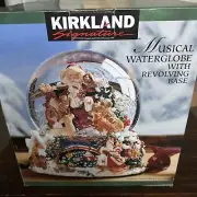Kirkland Santa Musical Waterglobe With Revolving Base 150mm Diameter