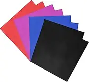 sourcing map 200 Pack Toner Reactive Foil,Deco Foil Transfer Sheets 8.5"x11" A4 Hot Foil Paper for Laser Printer Scrapbooking Heat Transfer DIY Craft,Blue/Red/Black/Plum
