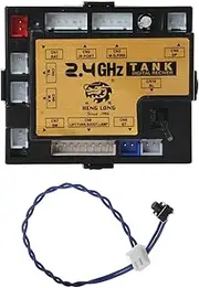 Replacement 2.4G 5.3 Version Receiver Board for Rc Model Tank, RC Tank Receiver for Henglong 1/16 RC 3818 Tank Model