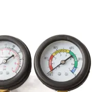 ◇Cylinder Leak Down Tester Gasoline Engine Compression Dual Gauge Detecting Tool
