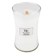 Woodwick Island Coconut Jar (Coconut) - Scented Candle - 275.0 g