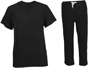 [APLVFFZH] Stylish Scrub Set with Pockets Top And Joggers Pants for Beauty Professionals