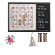 Wall Mounted Magnetic Scrabble Board - Classic Style - 0.9m x 0.6m
