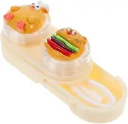 [AKOOSY] Case Case with Applicator Tool Applicator Tool Leakproof Holder Container Barrel Case Cute Case Abs