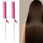Hair Grip Comb Clip Professional Barber Highlight Dyeing Set with Fine Steel