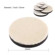ˇ3Pcs 5 Inch Wool Sponge Polishing Buffing Waxing Pad For Car Polisher Buffer