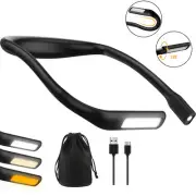 LED Neck Reading Lights Rechargeable Flexible Reading Lamp Bendable Adjustable P